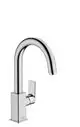Hansgrohe-HG-Waschtischmischer-210-Vernis-Shape-Schwenkauslauf-chrom-71564000 gallery number 1